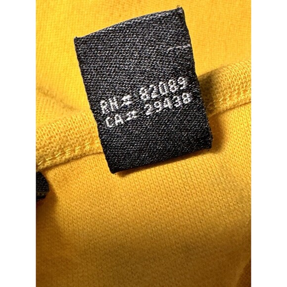 Mossimo Sports Bra VTG 90s Y2K Tube Tank Top yellow cotton Stretch size M VTG - Picture 12 of 14